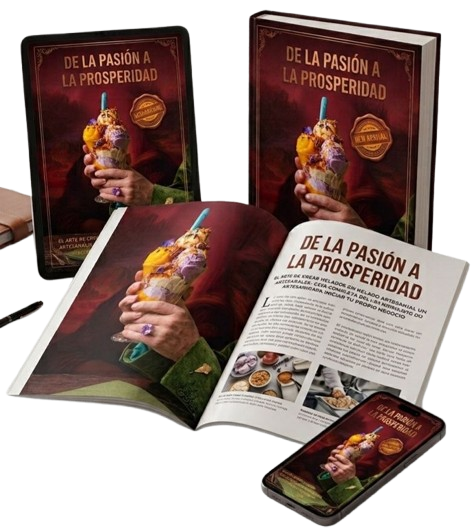 El Arte de Crear Helados Libro Abierto
